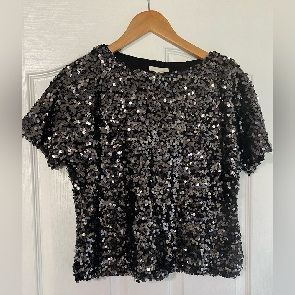 H&M sequins Crop Top - Picture 1 of 1